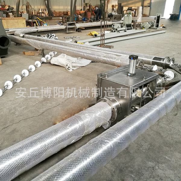 堿粉用管鏈輸送機輸送是不是更合適？