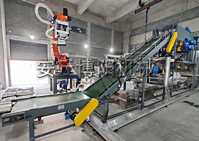 硫磺顆粒自動(dòng)拆垛機 自動(dòng)拆垛機械手提高工作效率