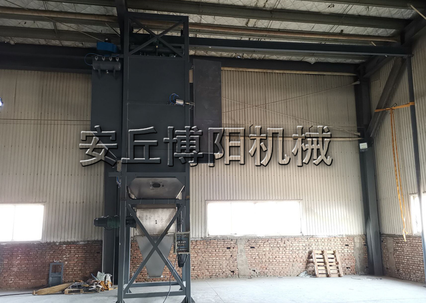 安丘博陽(yáng)機械脫硫粉噸袋拆包機如何進(jìn)行拆包卸料作業(yè)？