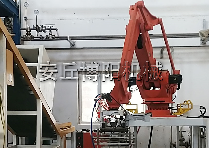 尿素自動(dòng)拆垛拆包機 全自動(dòng)拆垛機器人的工作流程